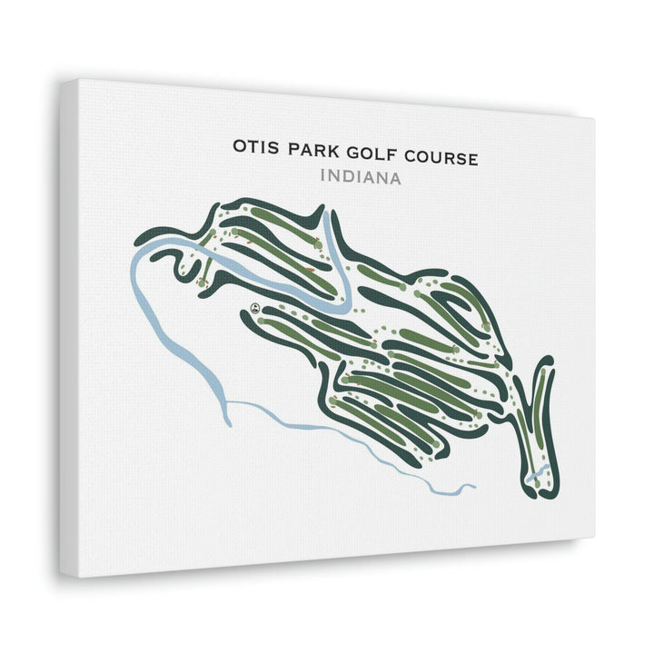 Otis Park Golf Course, Indiana - Printed Golf Courses - Golf Course Prints