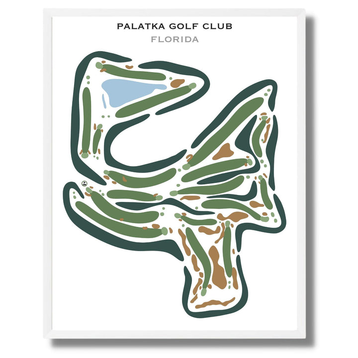 Palatka Golf Club, Florida - Printed Golf Courses - Golf Course Prints