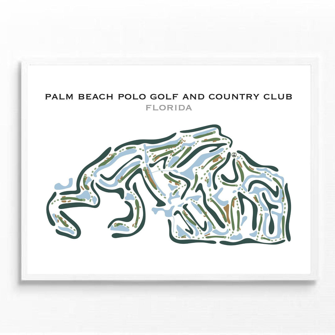 Palm Beach Polo Golf & Country Club, Florida - Printed Golf Courses - Golf Course Prints