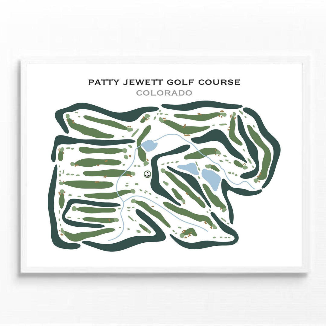 Patty Jewett Golf Course, Colorado - Printed Golf Courses - Golf Course Prints
