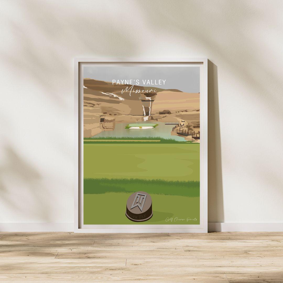 Payne's Valley Golf Course, Missouri - Signature Designs - Golf Course Prints
