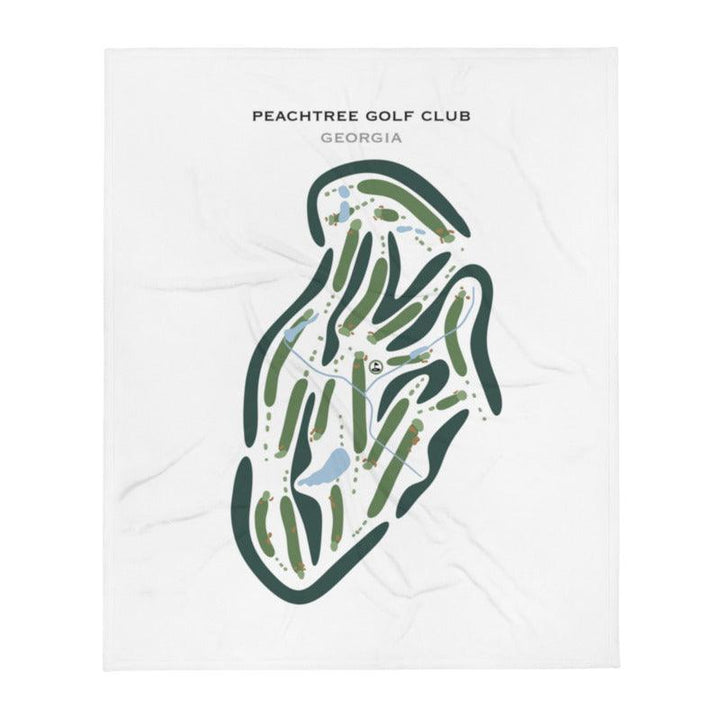 Peachtree Golf Club, Georgia - Printed Golf Courses - Golf Course Prints