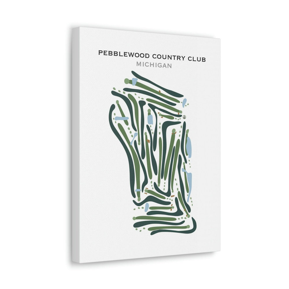 Pebblewood Country Club, Michigan - Printed Golf Courses - Golf Course Prints