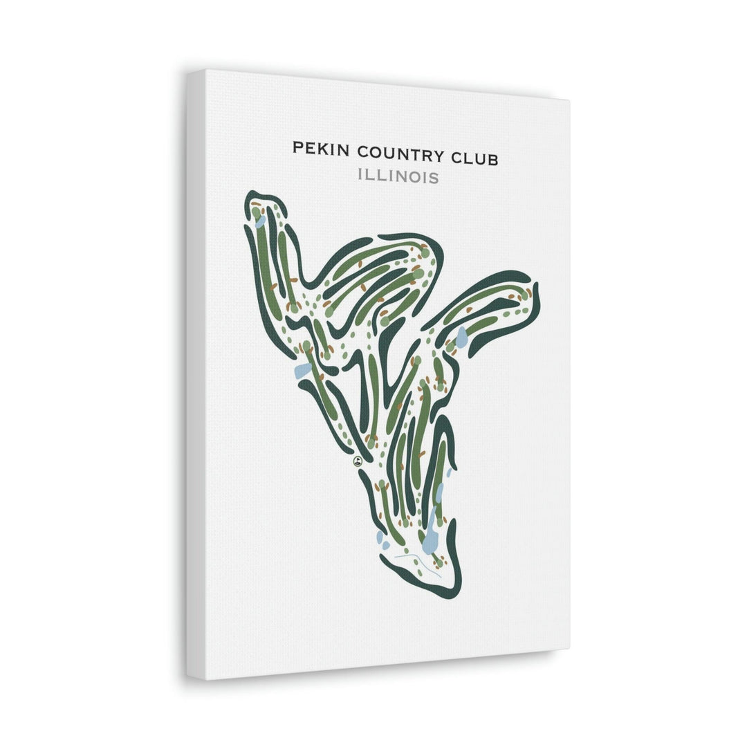 Pekin Country Club, Illinois - Printed Golf Courses - Golf Course Prints