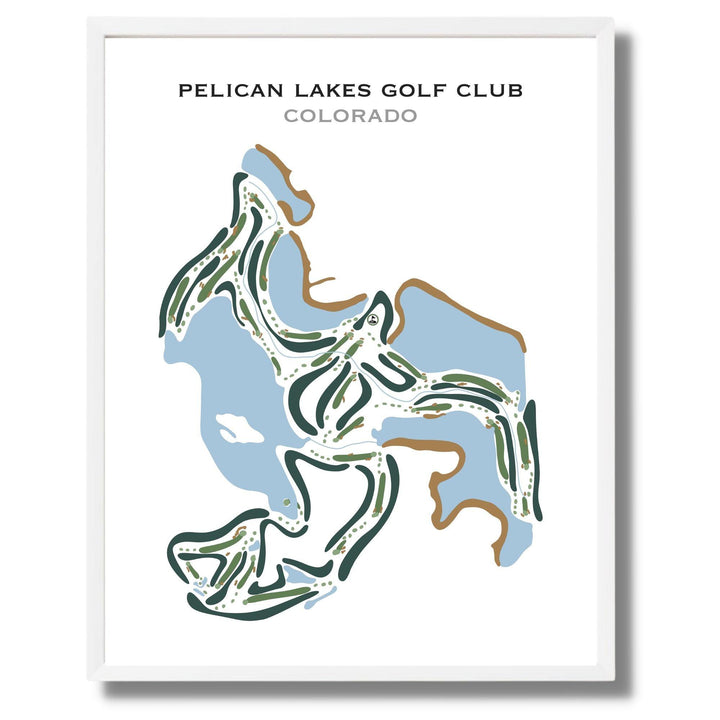 Pelican Lakes Golf Course, Colorado - Printed Golf Courses - Golf Course Prints