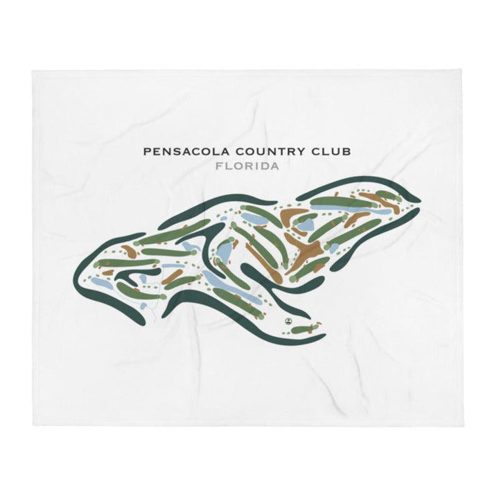 Pensacola Country Club, Florida - Printed Golf Courses - Golf Course Prints