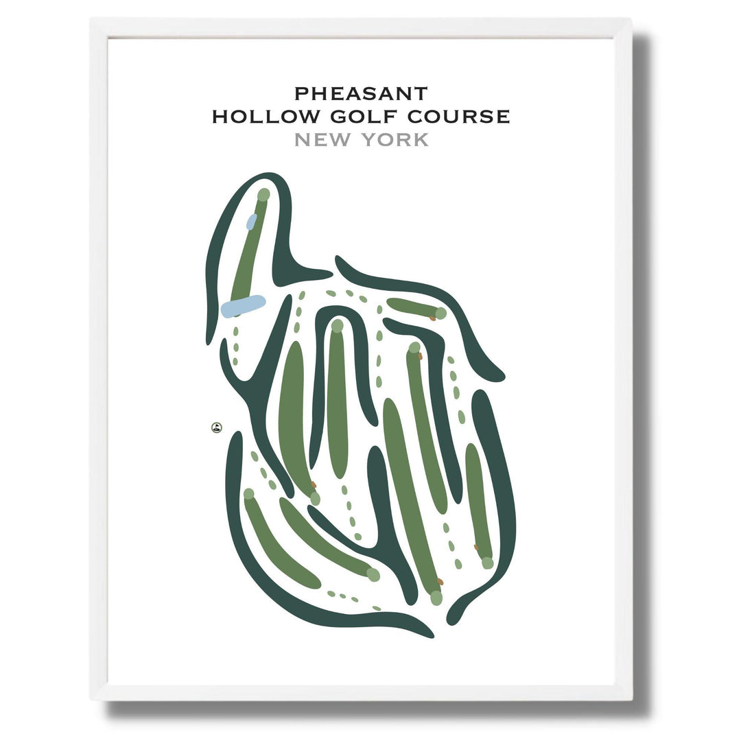 Pheasant Hollow Golf Course, New York - Printed Golf Courses - Golf Course Prints