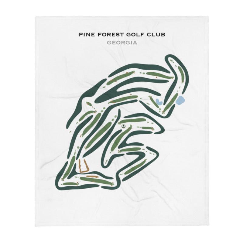 Pine Forest Golf Club, Georgia - Printed Golf Courses - Golf Course Prints