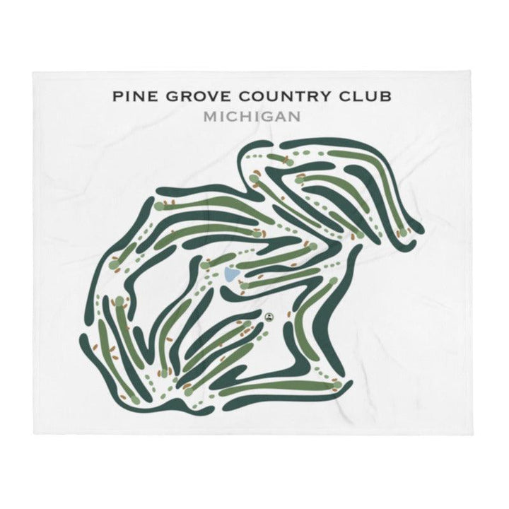 Pine Grove Country Club, Michigan - Printed Golf Courses - Golf Course Prints