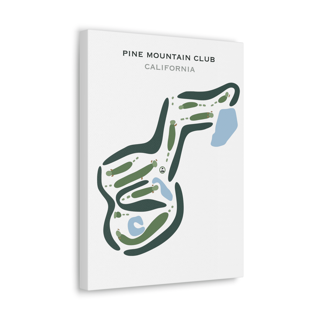 Pine Mountain Club, California - Printed Golf Courses - Golf Course Prints
