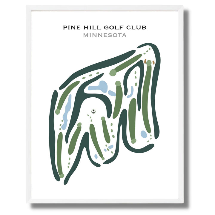 Pine Hill Golf Club, Minnesota - Printed Golf Courses - Golf Course Prints
