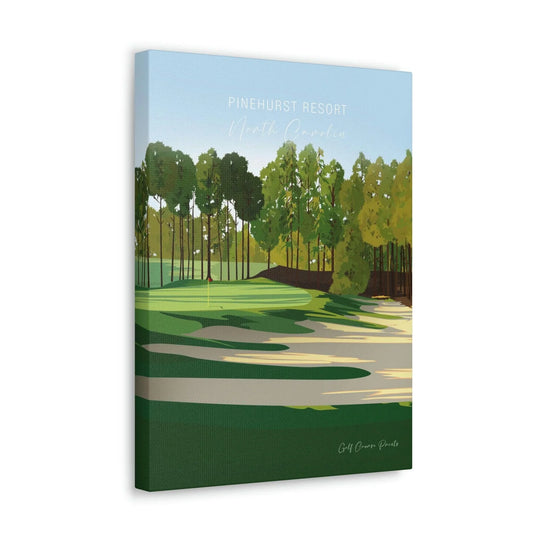 Signature Hole Artwork of Golf Course Golf Course Print Golf Course