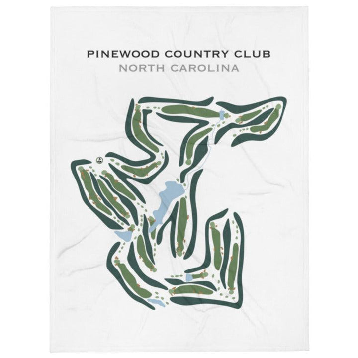 Pinewood Country Club, North Carolina - Printed Golf Courses - Golf Course Prints