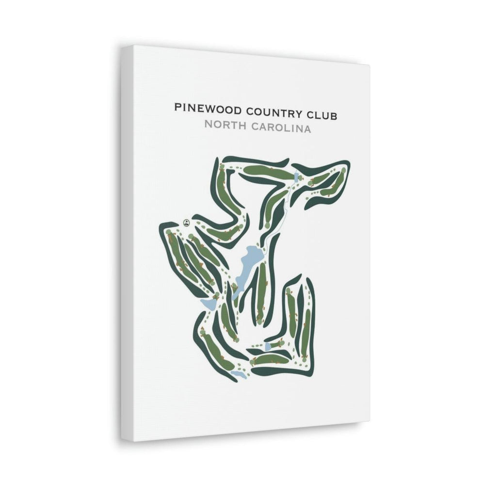 Pinewood Country Club, North Carolina - Printed Golf Courses - Golf Course Prints