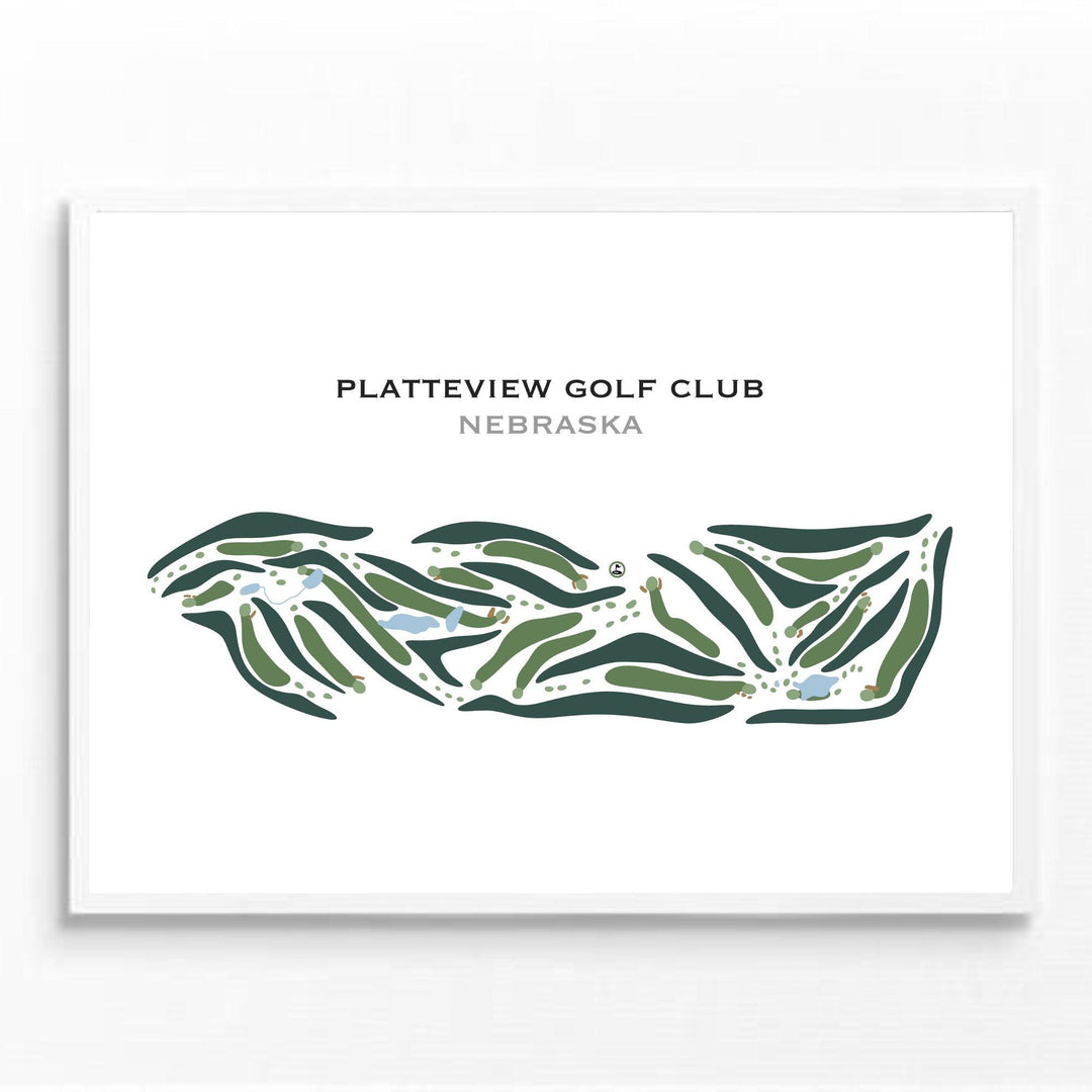 Platteview Golf Club, Nebraska - Printed Golf Courses - Golf Course Prints
