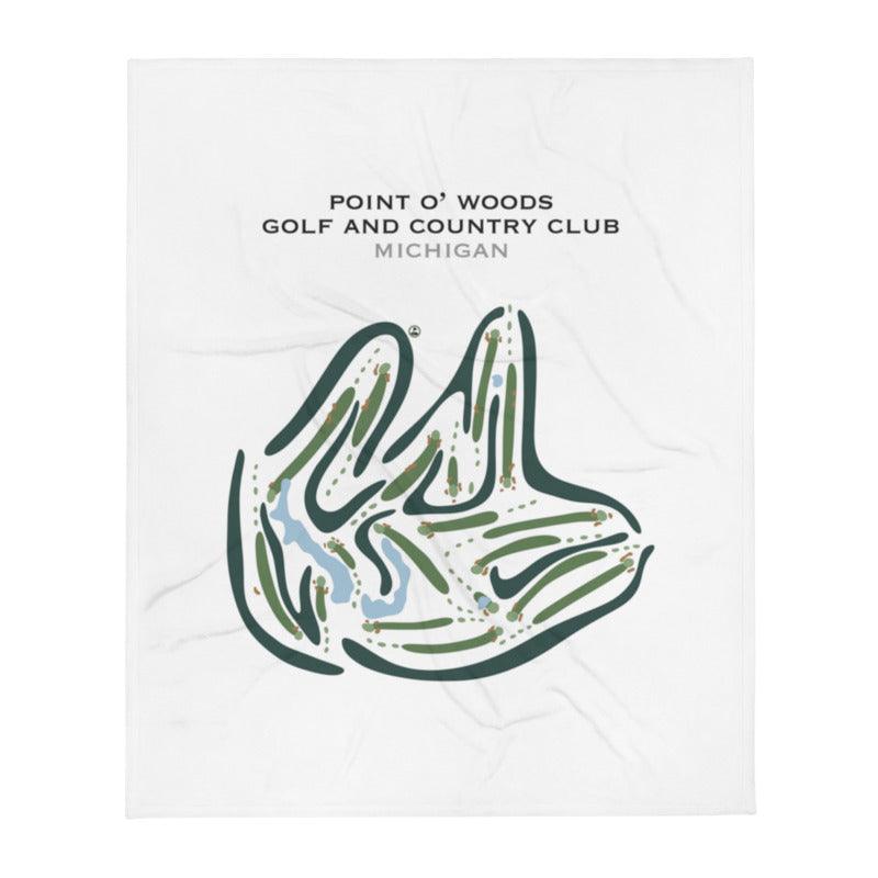 Point O' Woods Golf & Country Club, Michigan - Printed Golf Courses - Golf Course Prints