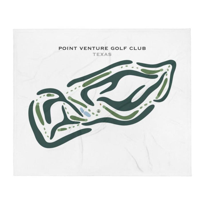 Point Venture Golf Club, Texas - Printed Golf Courses - Golf Course Prints