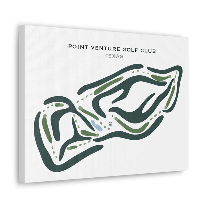 Point Venture Golf Club, Texas - Printed Golf Courses - Golf Course Prints