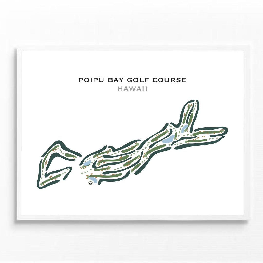 Poipu Bay Golf Course, Hawaii - Printed Golf Courses - Golf Course Prints