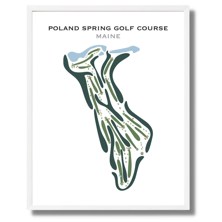 Poland Spring Golf Course, Maine - Printed Golf Courses - Golf Course Prints