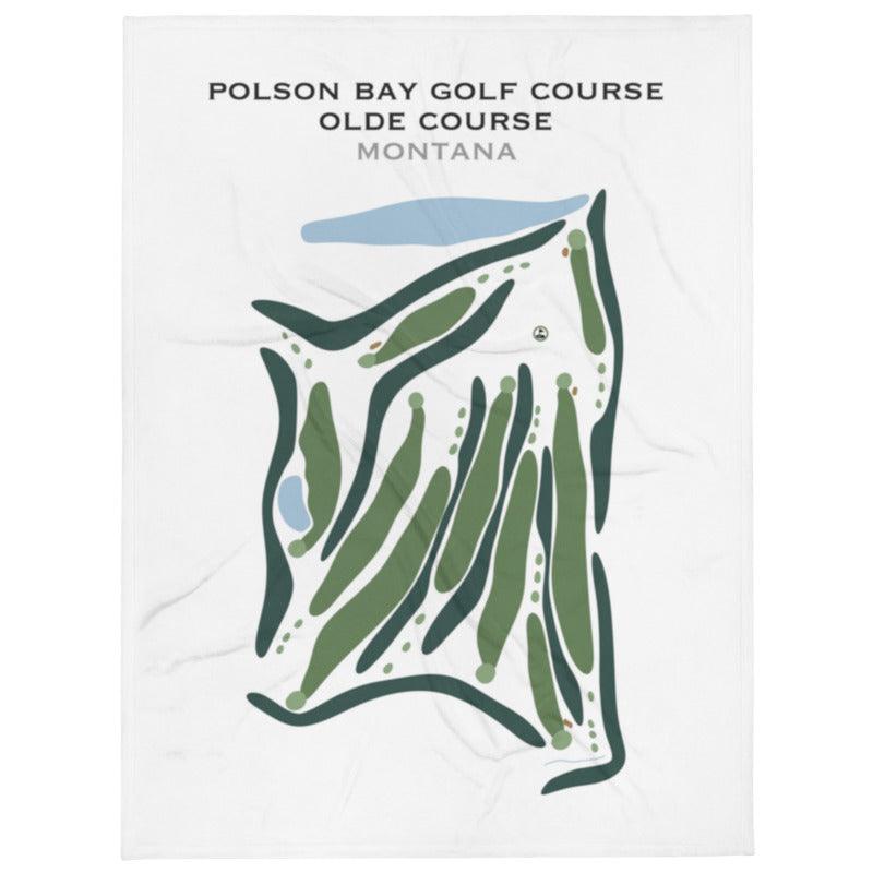 Polson Bay Golf Course Olde Course, Montana - Printed Golf Courses - Golf Course Prints