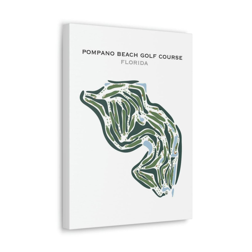 Pompano Beach Golf Course, Florida - Printed Golf Courses - Golf Course Prints