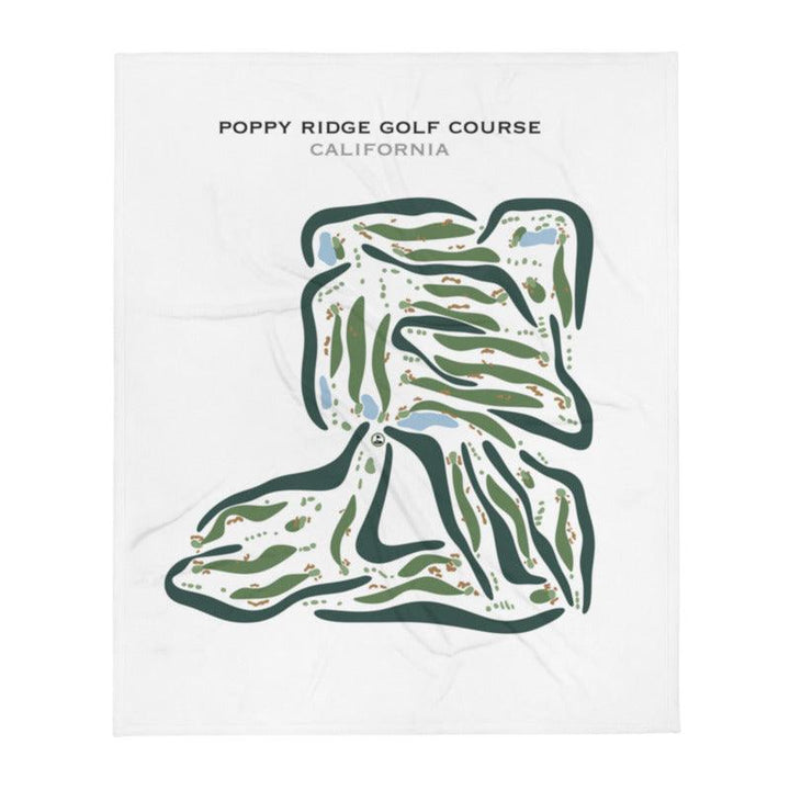 Poppy Ridge Golf Course, California - Printed Golf Courses - Golf Course Prints