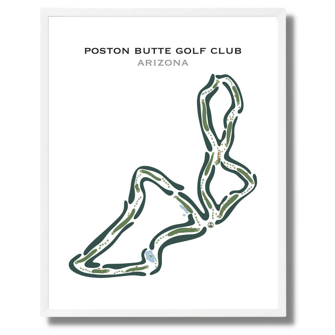 Poston Butte Golf Club, Arizona - Printed Golf Courses - Golf Course Prints