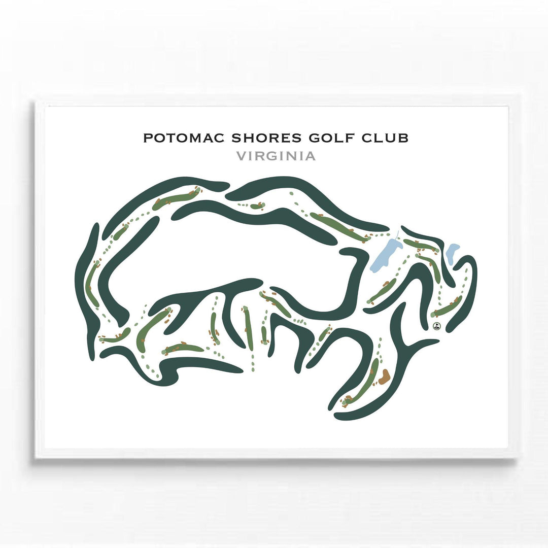 Potomac Shores Golf Club, Virginia - Printed Golf Courses - Golf Course Prints