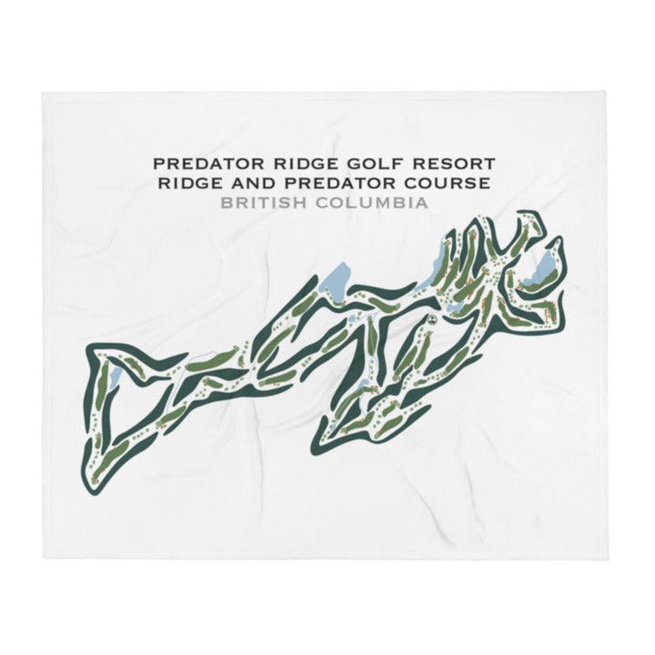 Predator Ridge Golf Resort Ridge and Predator Course, British Columbia - Printed Golf Courses - Golf Course Prints
