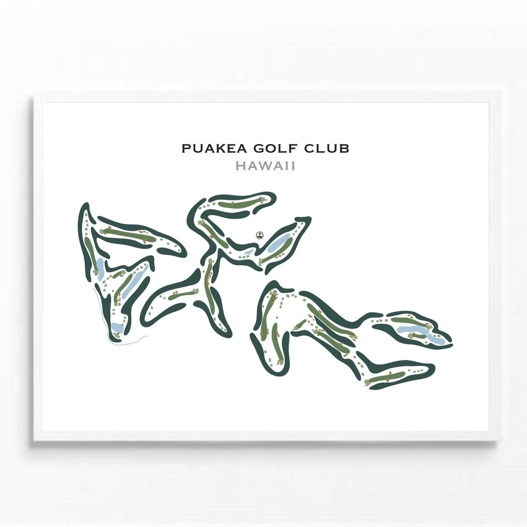 Puakea Golf Club, Hawaii - Printed Golf Courses - Golf Course Prints