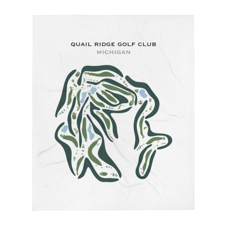 Quail Ridge Golf Club, Michigan - Printed Golf Courses - Golf Course Prints