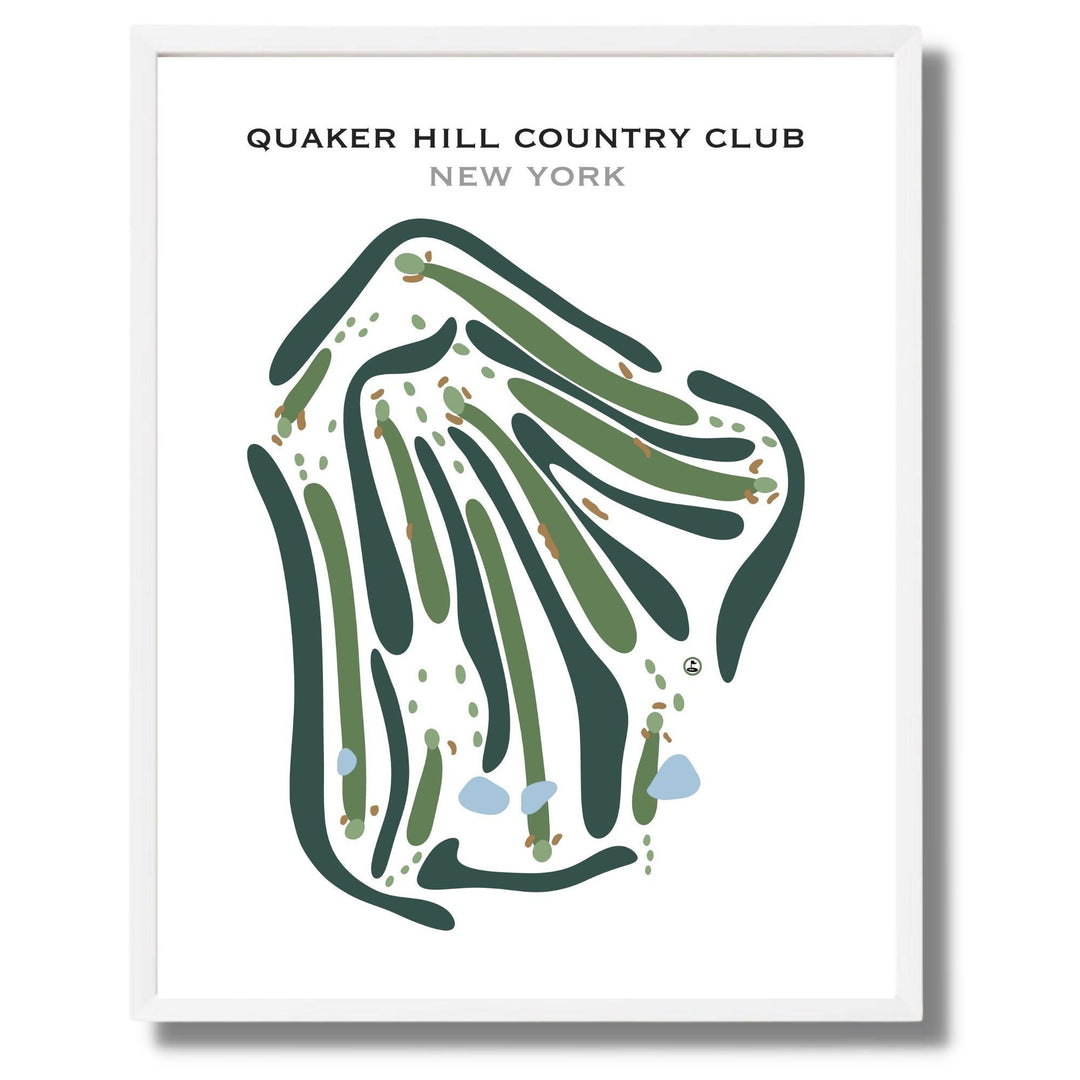 Quaker Hill Country Club, New York - Printed Golf Courses - Golf Course Prints