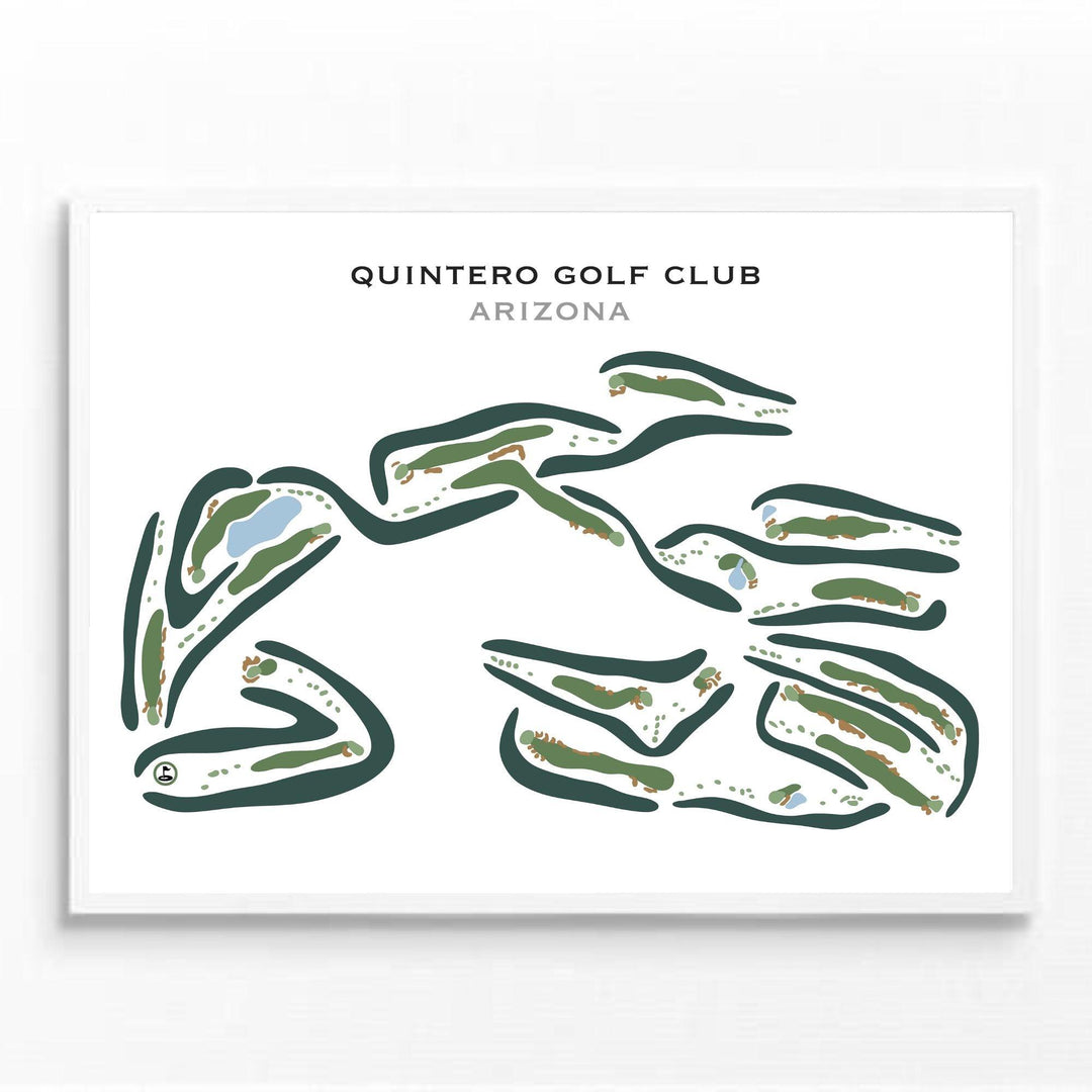 Quintero Golf Club, Arizona - Printed Golf Courses - Golf Course Prints