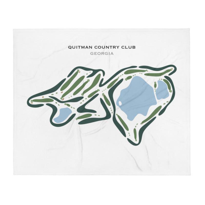 Quitman Country Club, Georgia - Printed Golf Courses - Golf Course Prints