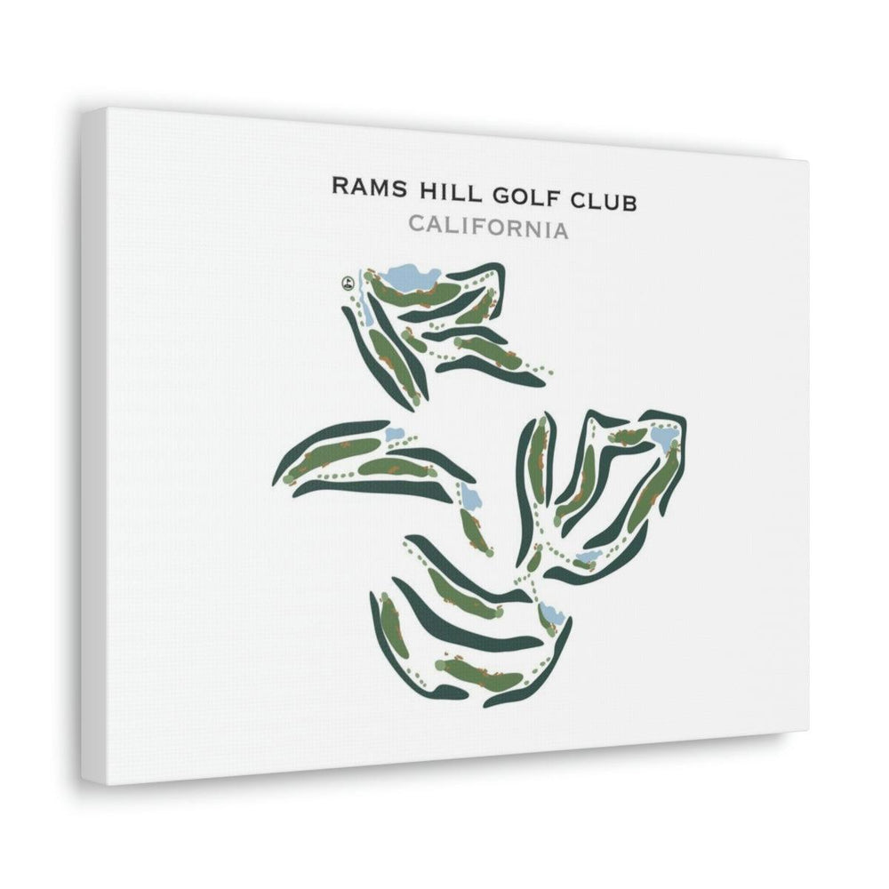 Rams Hill Golf Club, California - Printed Golf Courses - Golf Course Prints
