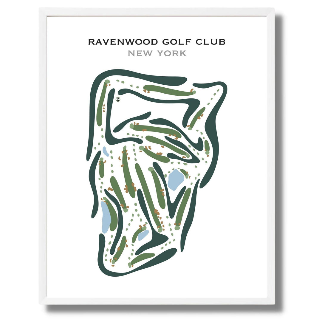Ravenwood Golf Club, New York - Printed Golf Courses - Golf Course Prints