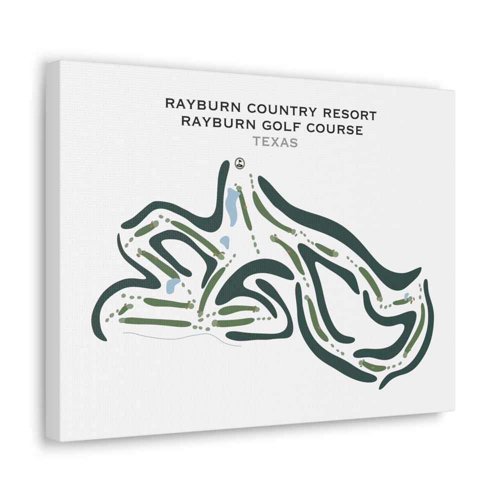 Rayburn Country Resort Rayburn Golf Course, Texas - Printed Golf Courses - Golf Course Prints