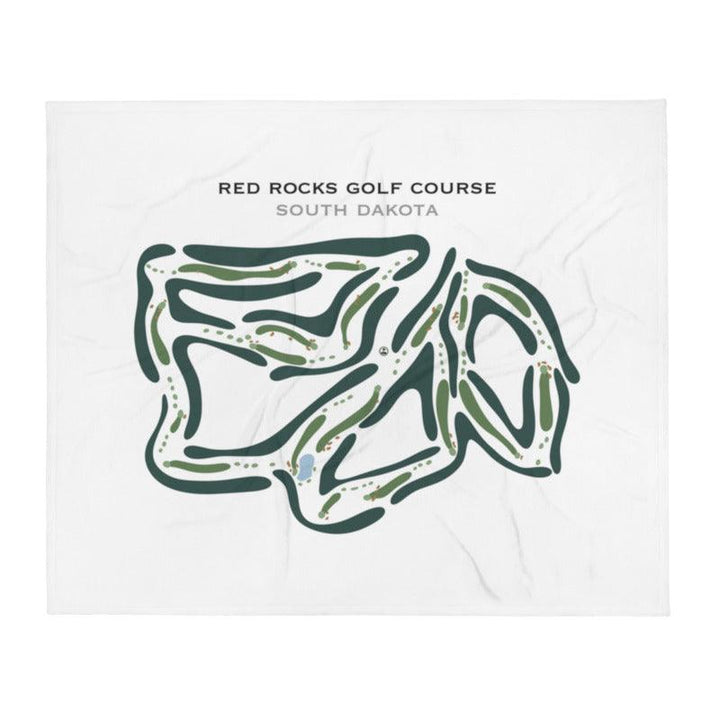 Red Rocks Golf Course, South Dakota - Printed Golf Courses - Golf Course Prints