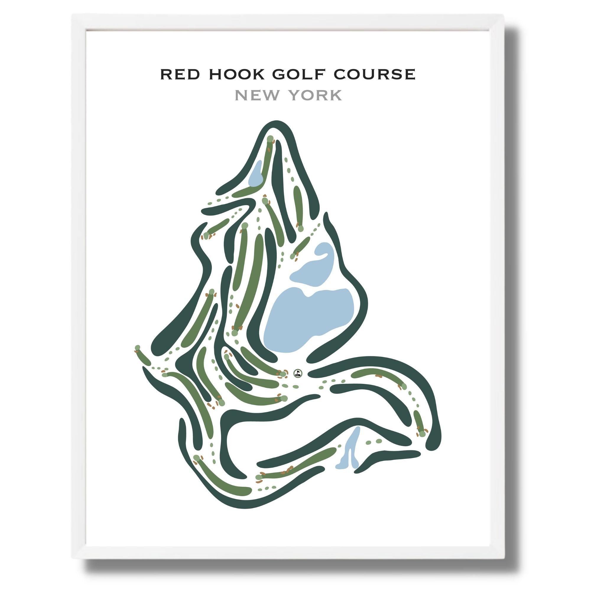 Red Hook Golf Course, New York Golf Course Maps and Prints Golf