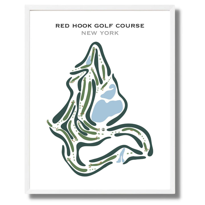 Red Hook Golf Course, New York - Printed Golf Courses - Golf Course Prints