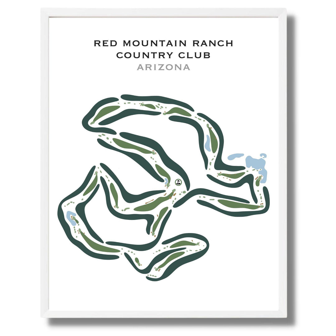 Red Mountain Ranch Country Club, Arizona - Printed Golf Courses - Golf Course Prints