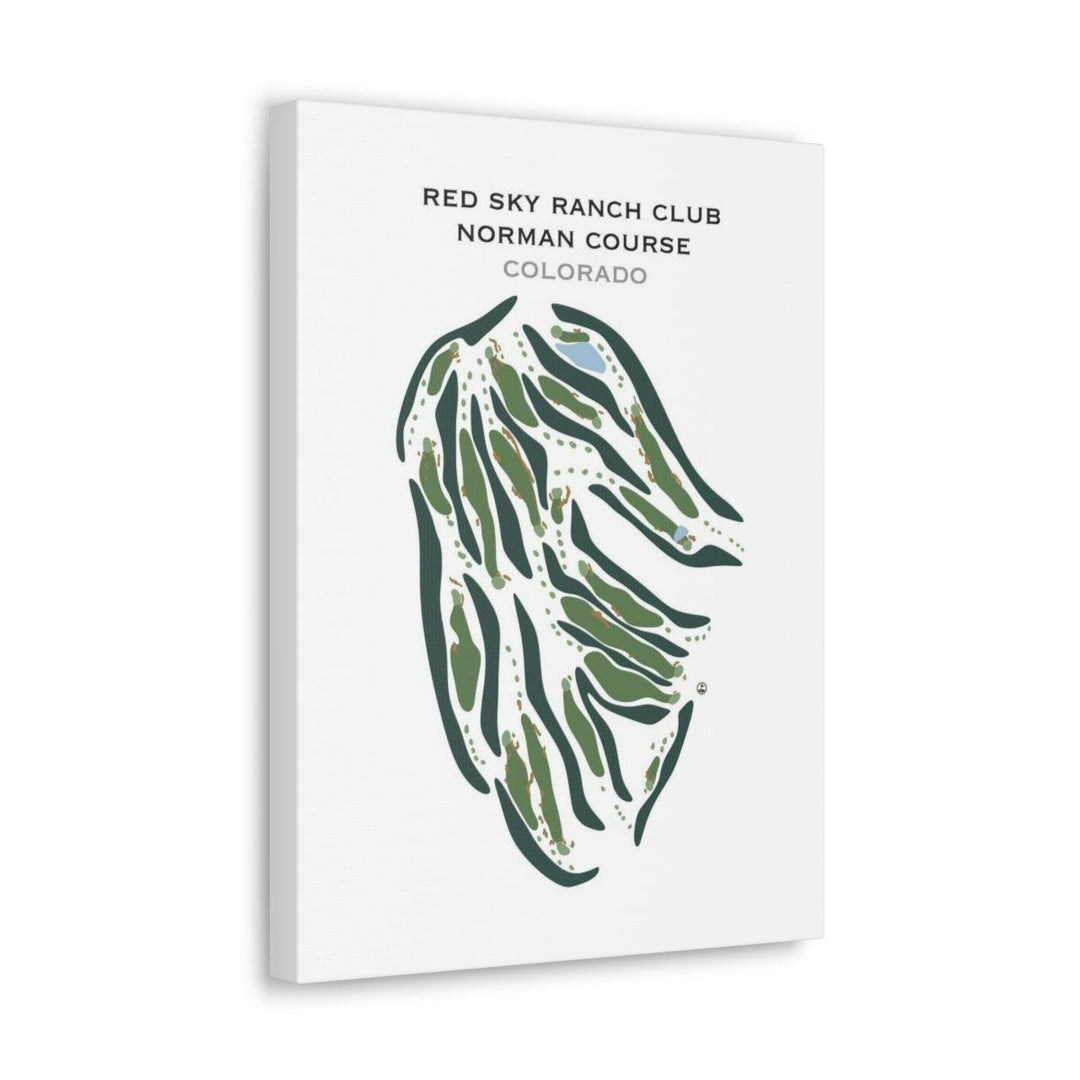 Red Sky Ranch Club Norman Course, Colorado - Printed Golf Courses - Golf Course Prints