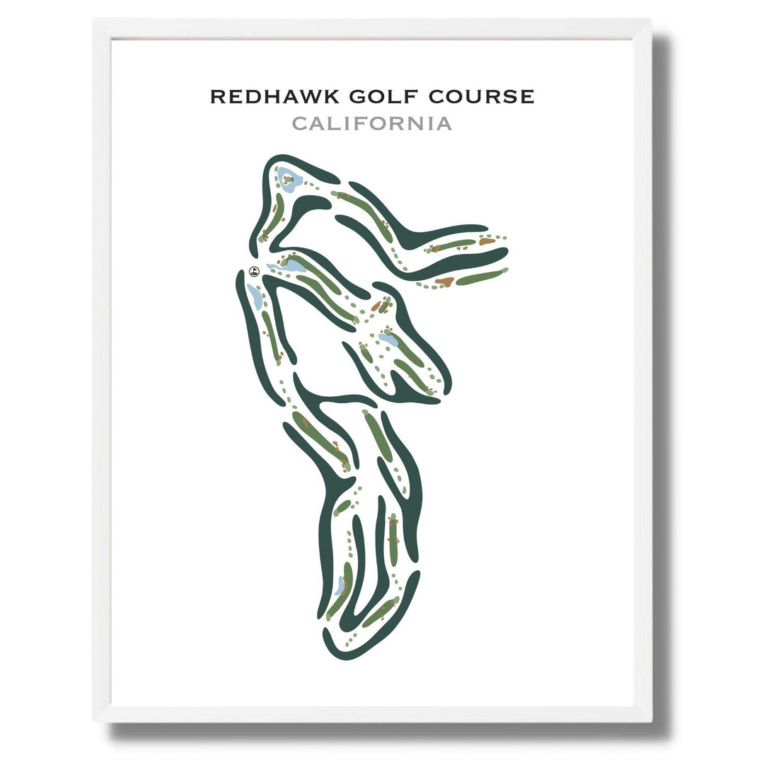 Redhawk Golf Course, California - Printed Golf Courses - Golf Course Prints