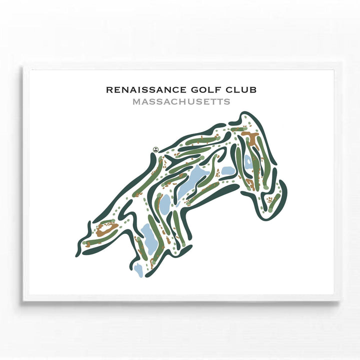 Renaissance Golf Club, Massachusetts - Printed Golf Courses - Golf Course Prints