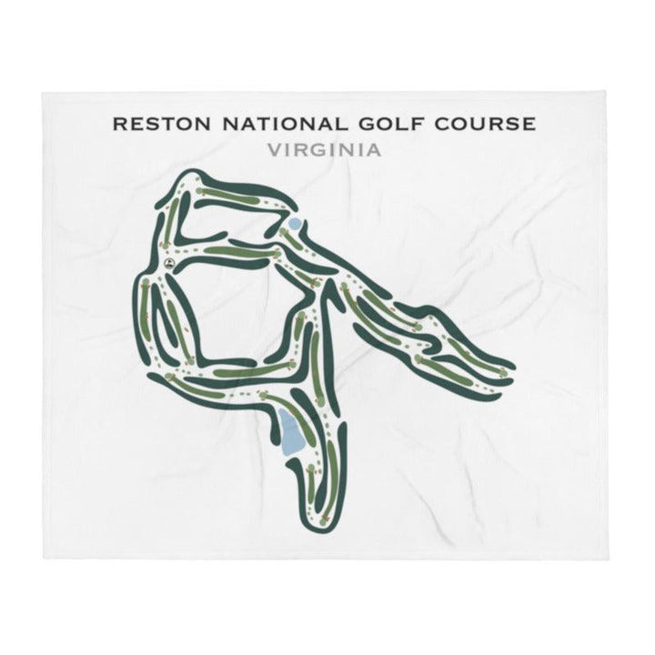 Reston National Golf Course, Virginia - Printed Golf Courses - Golf Course Prints