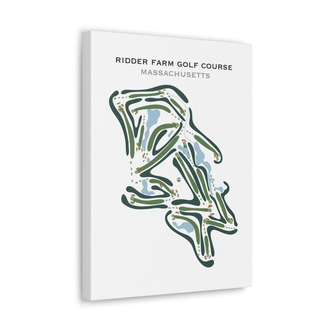 Ridder Farm Golf Course, Massachusetts - Printed Golf Courses - Golf Course Prints