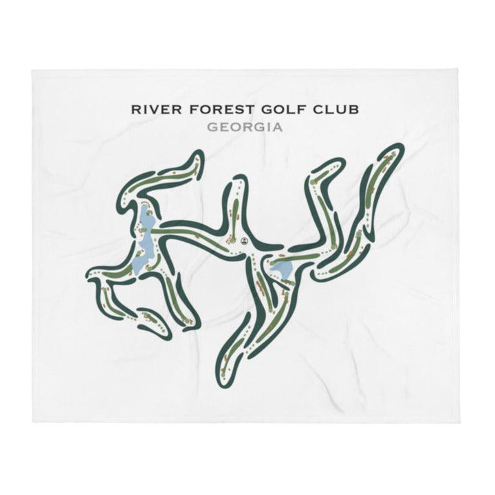River Forest Golf Club, Georgia - Printed Golf Courses - Golf Course Prints