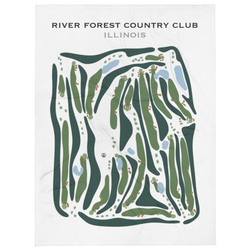 River Forest Country Club, Illinois - Printed Golf Courses - Golf Course Prints