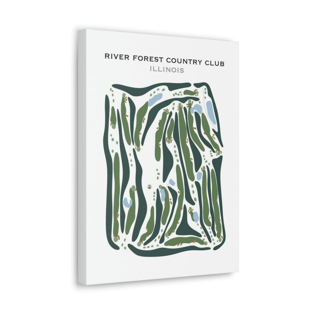 River Forest Country Club, Illinois - Printed Golf Courses - Golf Course Prints